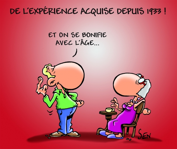 expérience acquise depuis 1933